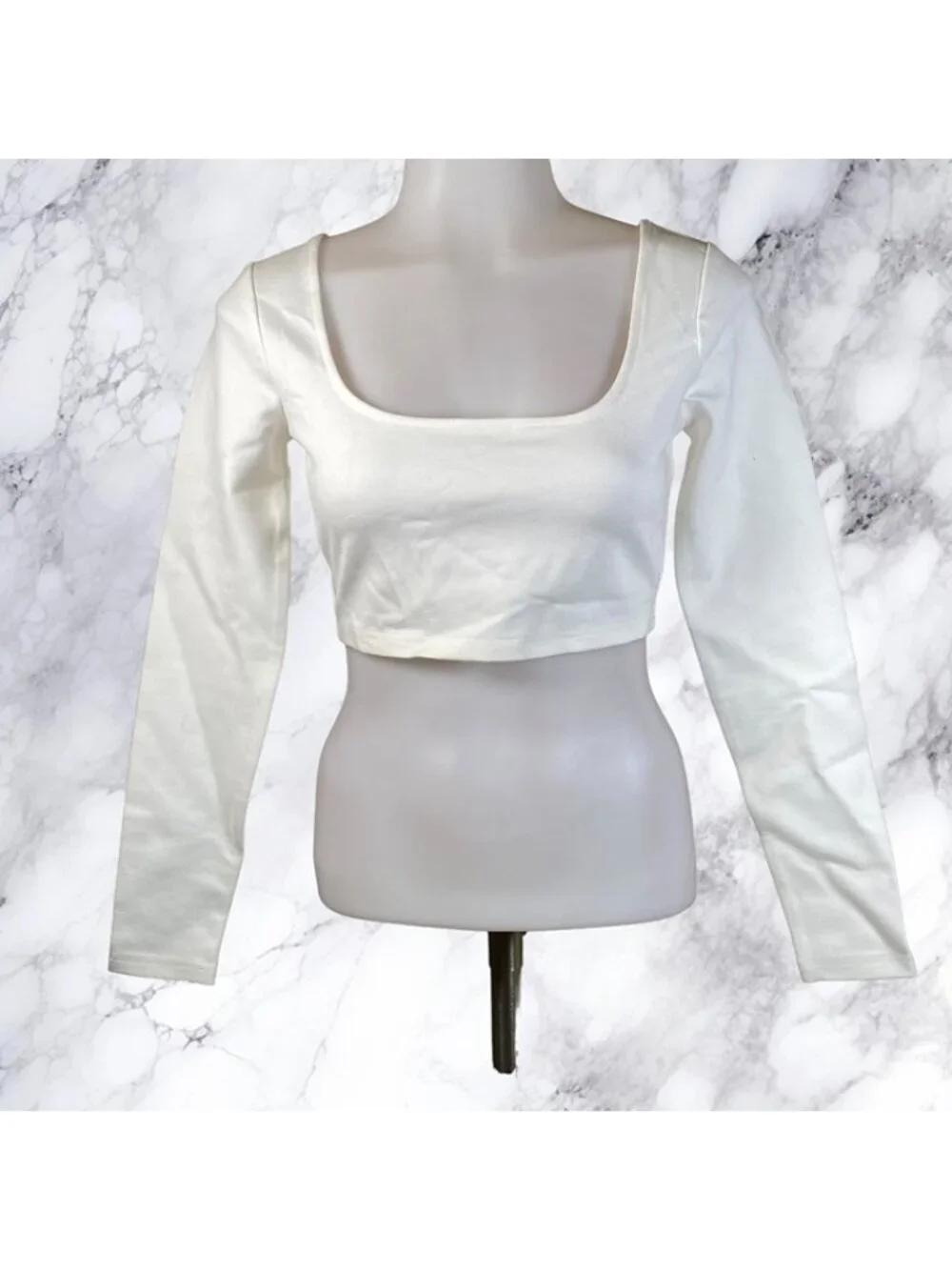 Lovers and Friends Devyn Crop Top in Ivory